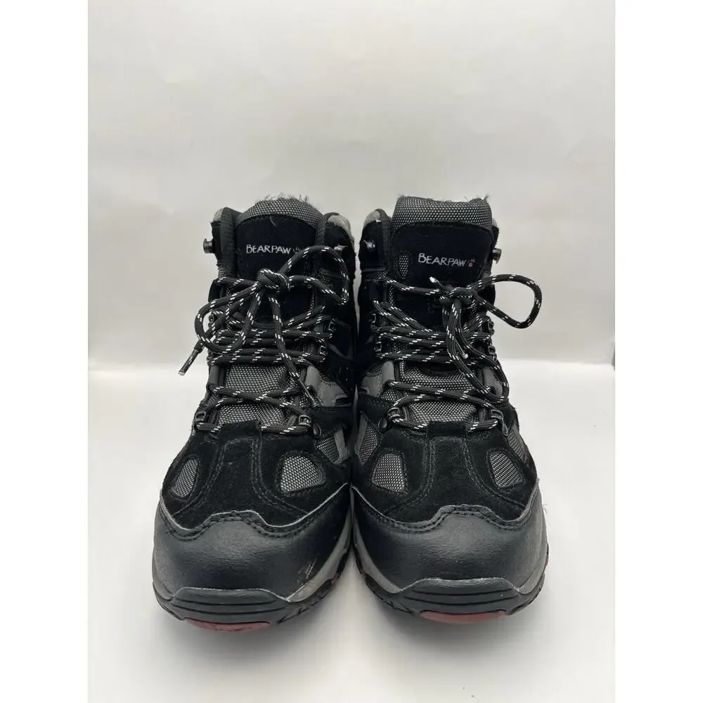 Bearpaw Brock Waterproof Black Hiking Boots Men Size 8.5